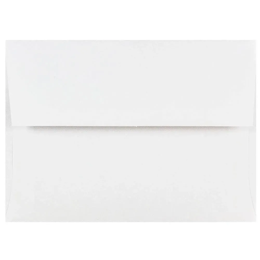 JAM PAPER A6 Invitation Envelopes - 4 3/4 x 6 1/2 - White - 50/Pack