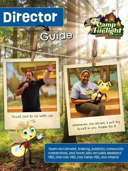 Vacation Bible School (Vbs) 2024 Camp Firelight Director Guide: A Summer Camp ...