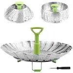 Steamer Basket Stainless Steel Vegetable Steamer Basket Folding Steamer Insert f