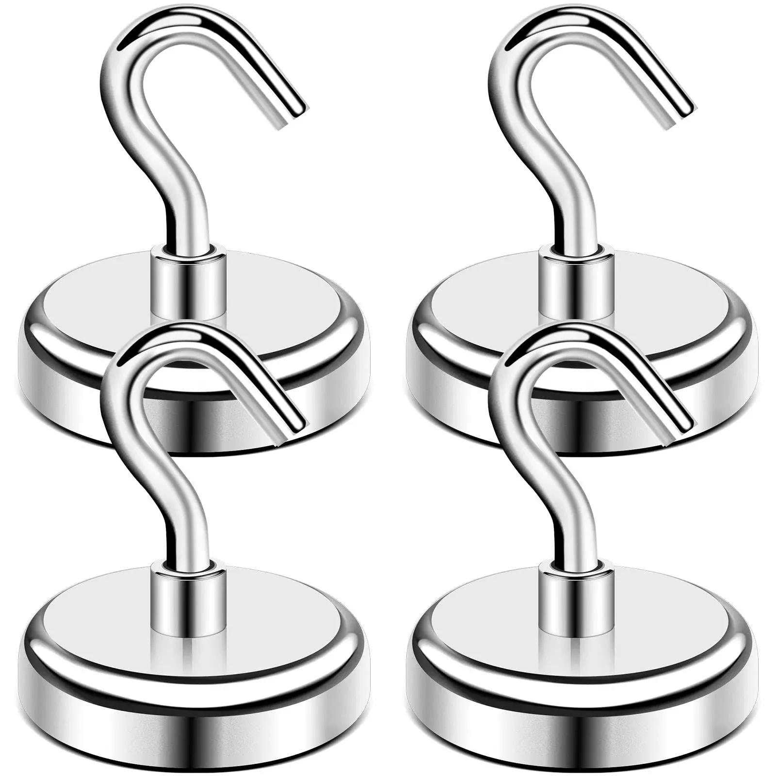 Heavy Duty Magnetic Hooks 4Pack