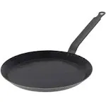 de Buyer Blue Carbon Steel Crepe & Tortilla Pan - 7” - Ideal for Making & Reheating Crepes, Tortillas & Pancakes - Naturally Nonstick - Made in France