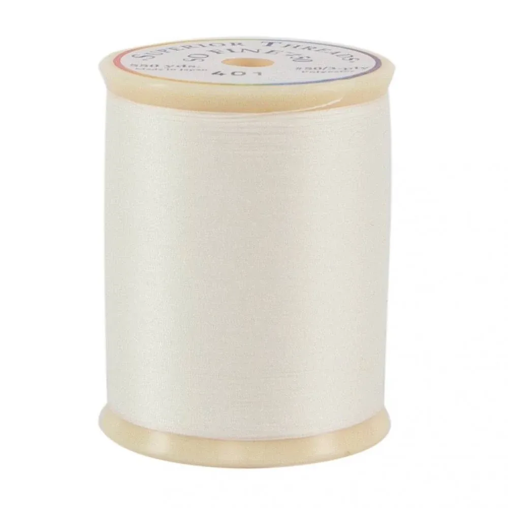 Superior So Fine 50wt Thread #401 Snow