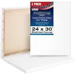 U.s. Art Supply Stretched Canvas 12-Ounce Triple Primed