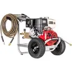 Simpson Cleaning ALH4240 Aluminum Series 4200 PSI Gas Pressure Washer, 4.0 GPM, HONDA GX390 Engine, Includes Spray Gun and Extension Wand, 5 QC Nozzle Tips, 3/8-inch x 50-foot Monster Hose, (49 State)