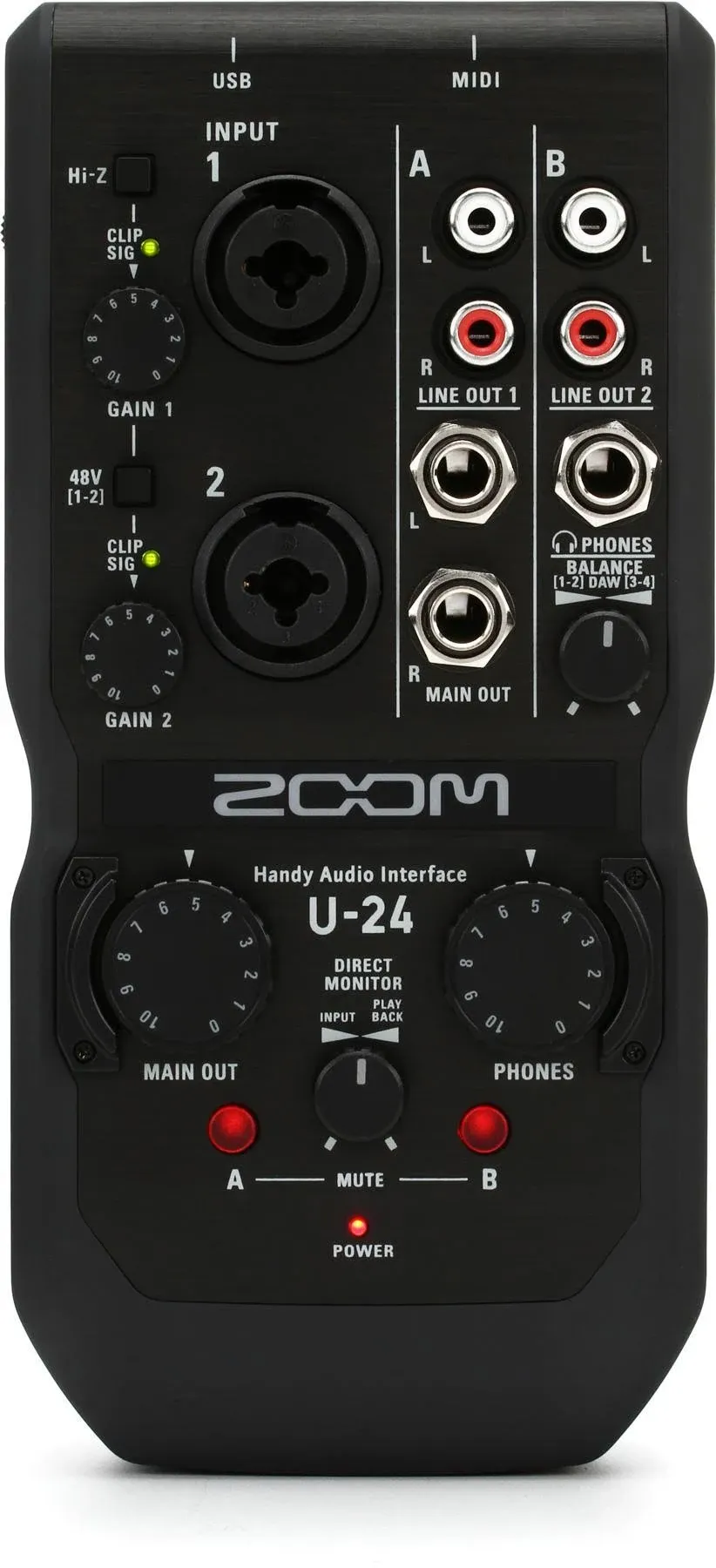 Zoom U-24 - Handy Audio Interface