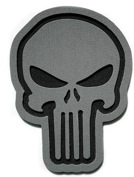 Snowboard Stomp Pad - Sniper Skull - Gray