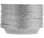 [50 Pack] 9" Pie Pans - Heavy Duty, Deep, Standard-Sized 9 Inch Aluminum Foil Pie Tins, Disposable Pie Plates for Baking and Serving Delicious Pies, Tarts and Quiches