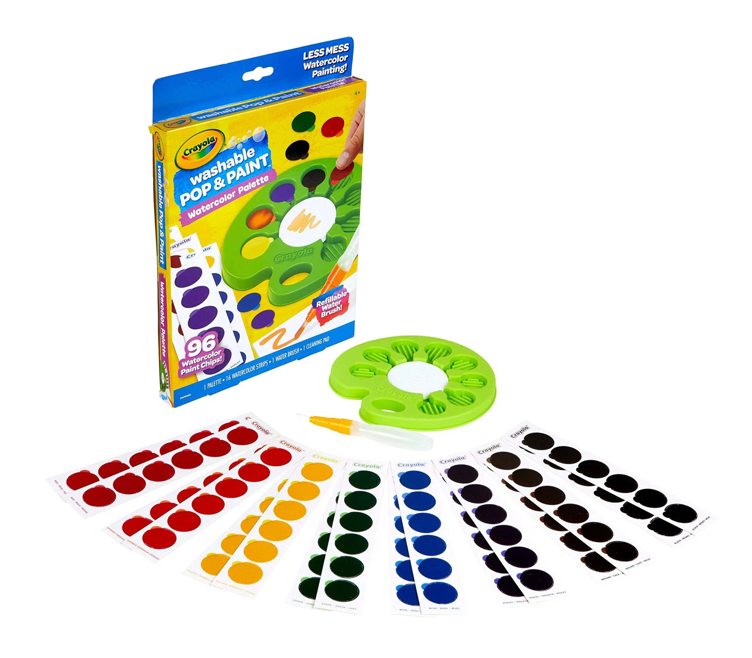 Crayola Pop & Paint Washable Watercolor Palette