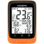 COOSPO Fahrradcomputer Wireless GPS, Fahrradcomputer GPS Bike Tracker mit Bluetooth/ANT+, Wasserdicht Fahrradcomputer GPS Tachometer mit Auto Hintergrundbeleuchtung, 2,4 Zoll LCD Display