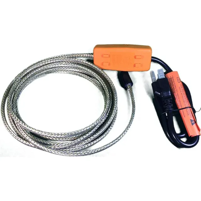 Heat Tape  Freeze Protection Cable Waterline Heater Pre-Cut to 50 Foot Includes 