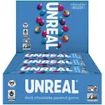 UNREAL Dark Chocolate Covered Peanut Gems, 5 OZ (Pack of 6)