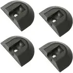 US Cargo Control Angled End Caps for L Track Rails (4-Pack), Eliminates Sharp Edges On Angled L Track Ends, Easily Roll Motorcycles, ATVs, and Other Wheeled Cargo Over L Track Angled Rails