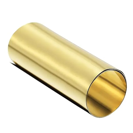 uxcell Brass Sheet Roll, Metal Foil Plate 1000mm x 200mm x 0.1mm