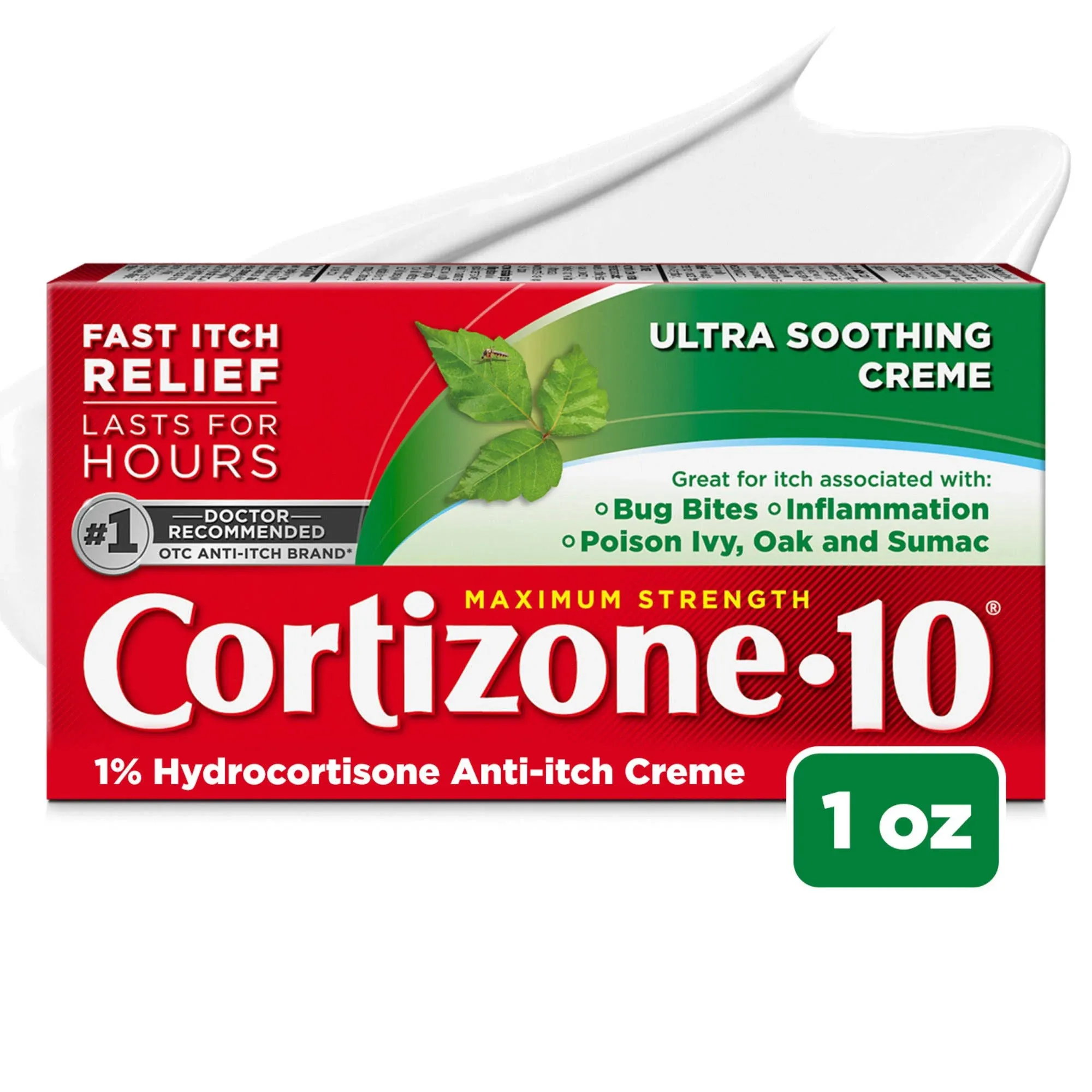 Cortizone-10 Maximum Strength Ultra Soothing Anti-Itch Creme (1 oz)