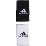 Adidas interval Large Reversible Wristband - Black/White