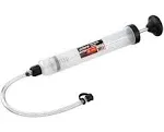 ARES 70920 - Fluid Change Syringe - Smooth Suction Action for Easy Fluid Change - Ideal for Power Steering Fluid, Brake Fluid Removal and More - 200cc Max Capacity