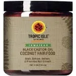 Tropic Isle Living Coconut Jamaican Black Castor Oil Hair Food 4 oz