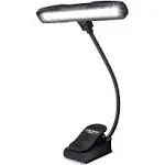 Rechargeable Clip-on Music Stand Orchestra Light- 10 Bright LEDs- Includes US...