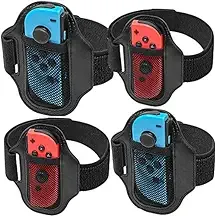 4 Pack Switch Leg Strap for Nintendo Switch Sports, Switch Soccer Leg Strap...