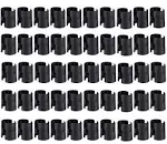 100 Pack Wire Shelving Shelf Lock Clips for Post - Shelving Sleeves (1 Inch)