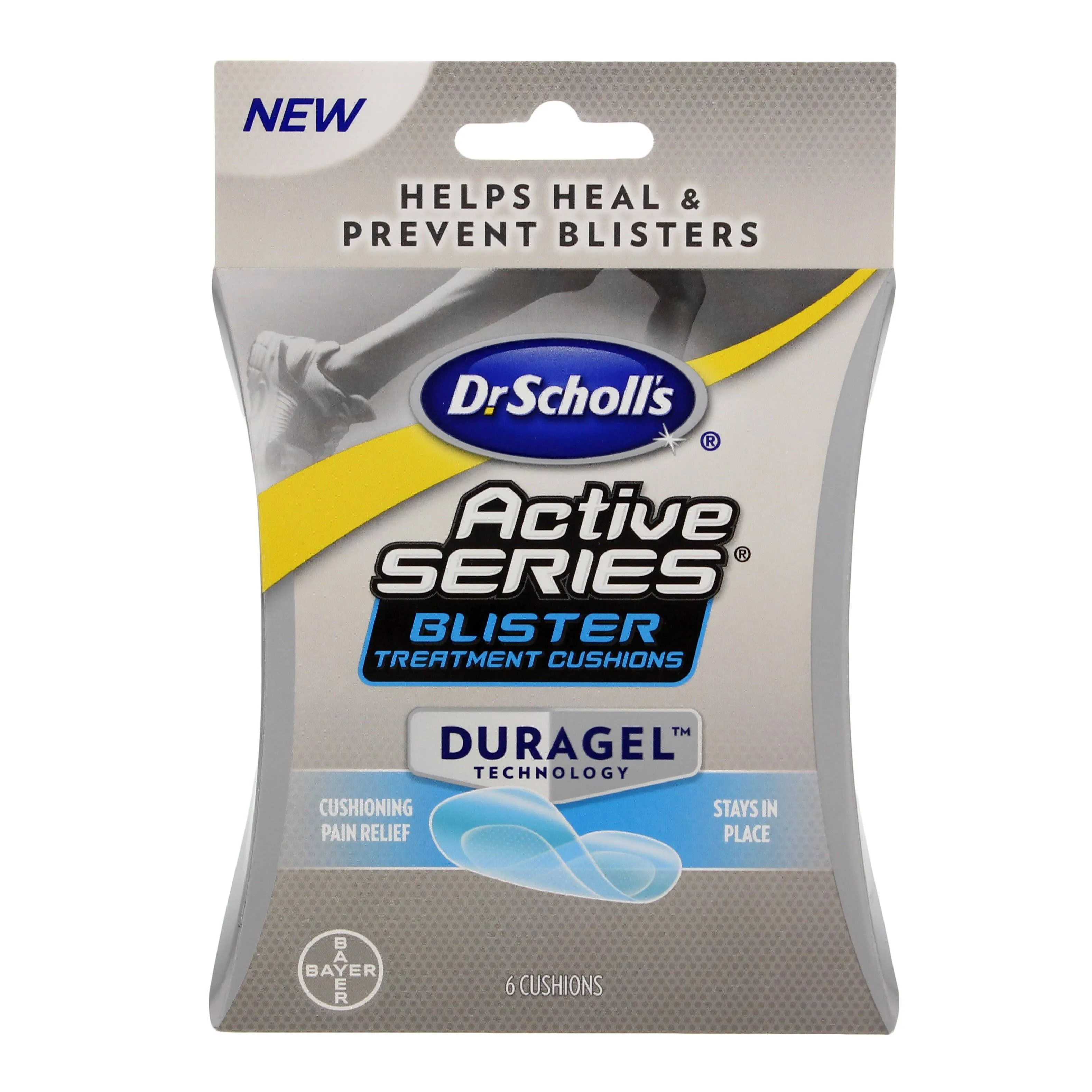 Dr Scholls Active Series Treatment Cushions, Blister - 6 cushions