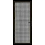 Titan 36 in. x 80 in. Surface Mount Bronze Ultimate Security Screen Door with Meshtec Screen