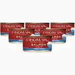 Geomar Patagonian Salmon – 36 Ounce (6 oz Each) Canned Salmon – Premium High Protein Fish – Ready to Eat – No Gluten Sustainable Food – Perfect for