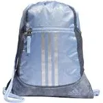 adidas Unisex Alliance 2 Sackpack, Blue Dawn/Stone Wash Grey/Silver Metallic, One Size