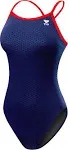 TYR Hexa Navy Red Diamond Fit