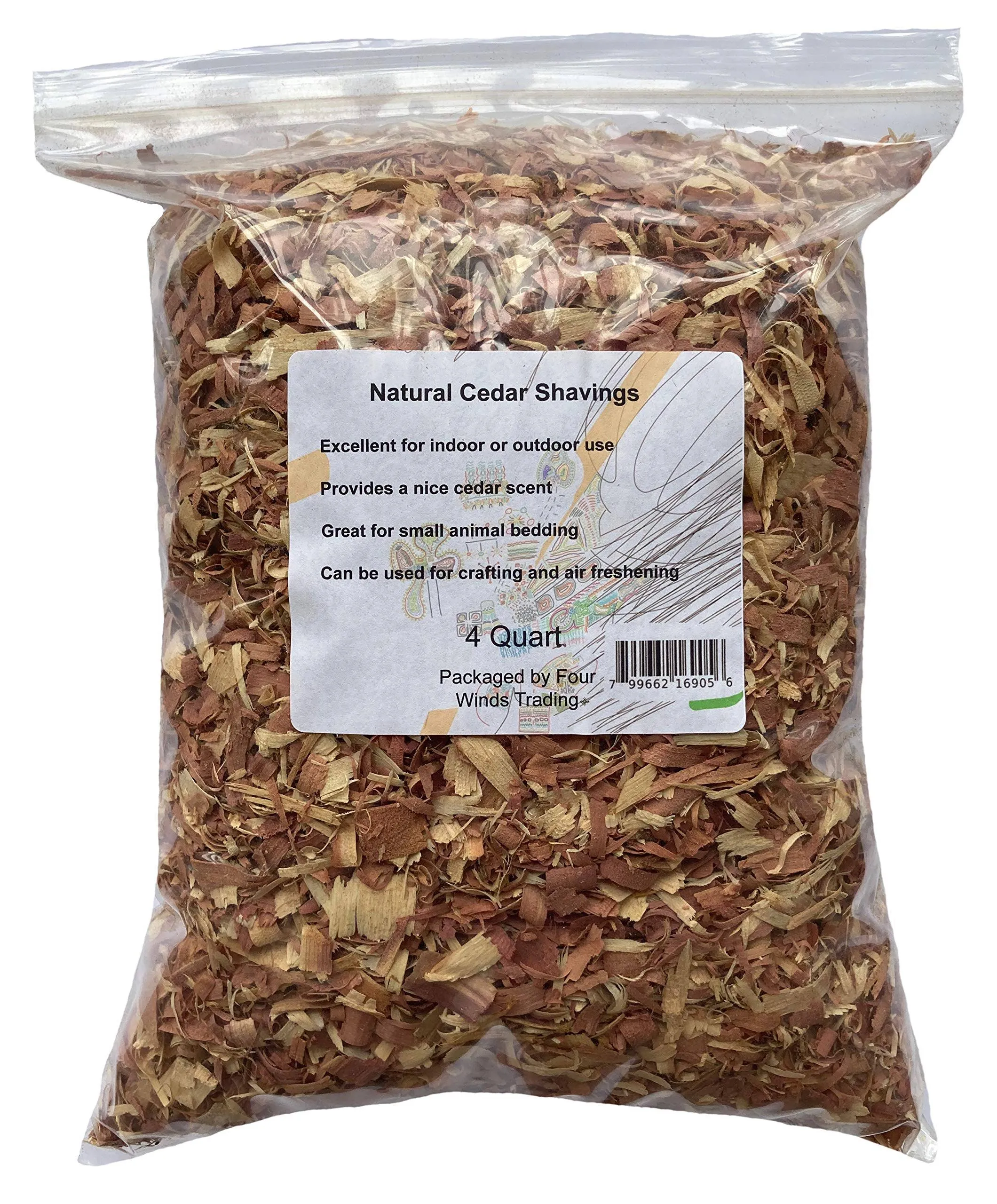 Natural Cedar Shavings (8 Quart)