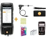 Testo 300 Smoke Edition Combustion Analyzer Kit with Bluetooth, 4000 ppm,