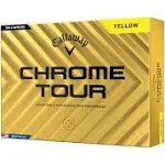 Callaway Chrome Tour Yellow Golf Balls