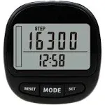 Cubilan Pedometer for Walking Steps and Miles, 3D Simple Step Counter with A Large Digital Display. Step Tracker Accurately Tracks Steps for Men Wome