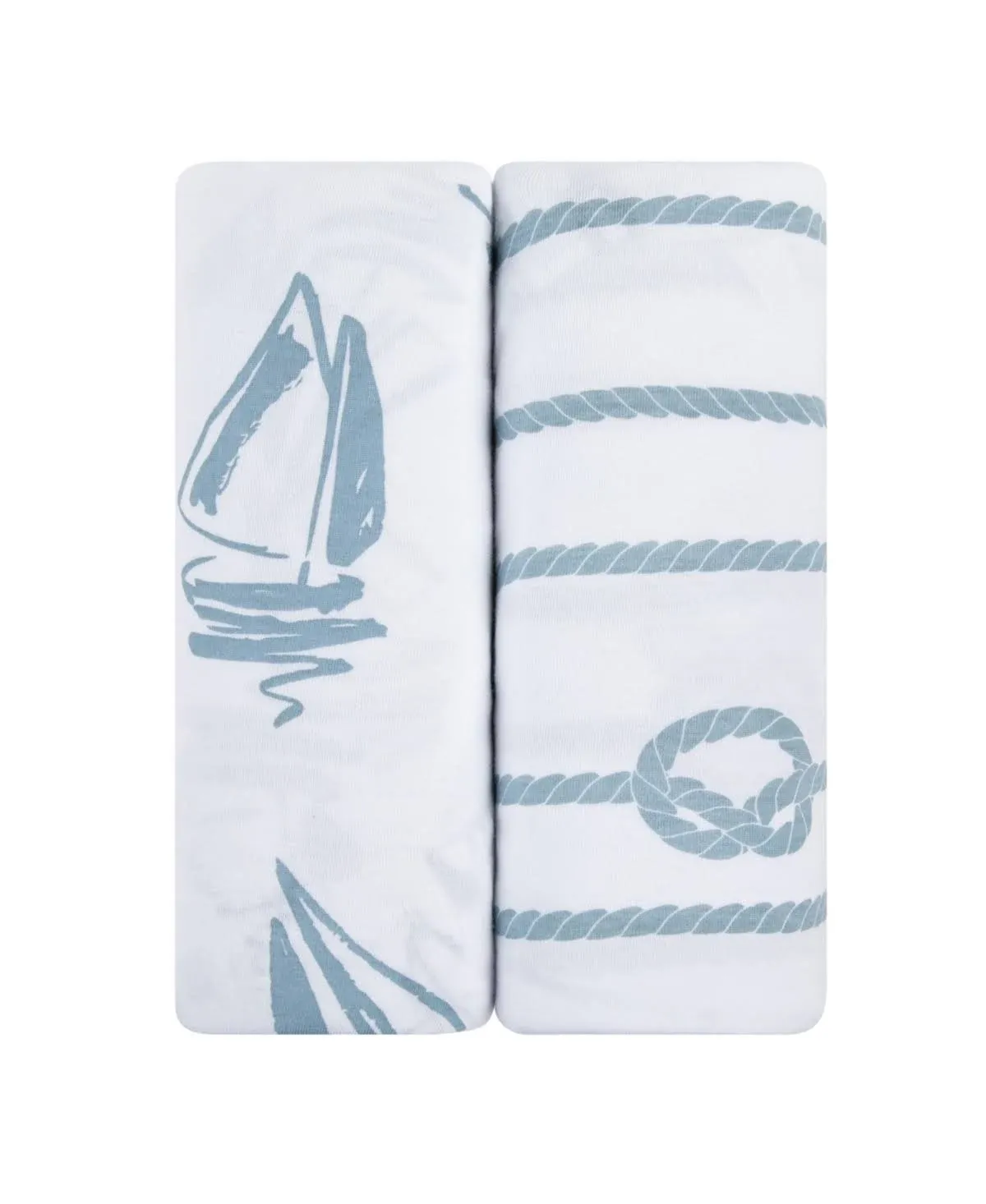 Ely's & Co. Changing Pad Cover Set | Cradle Sheet Set 100% Cotton Jersey Knit 2 ...