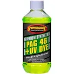 Supercool P46-8D A/C Compressor Pag Lubricant, W/Uv Dye Plastic Bottle 8oz