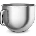 KitchenAid 7 Quart Polished Stainless Steel Bowl for Select Bowl-Lift Stand Mixers KSMB70