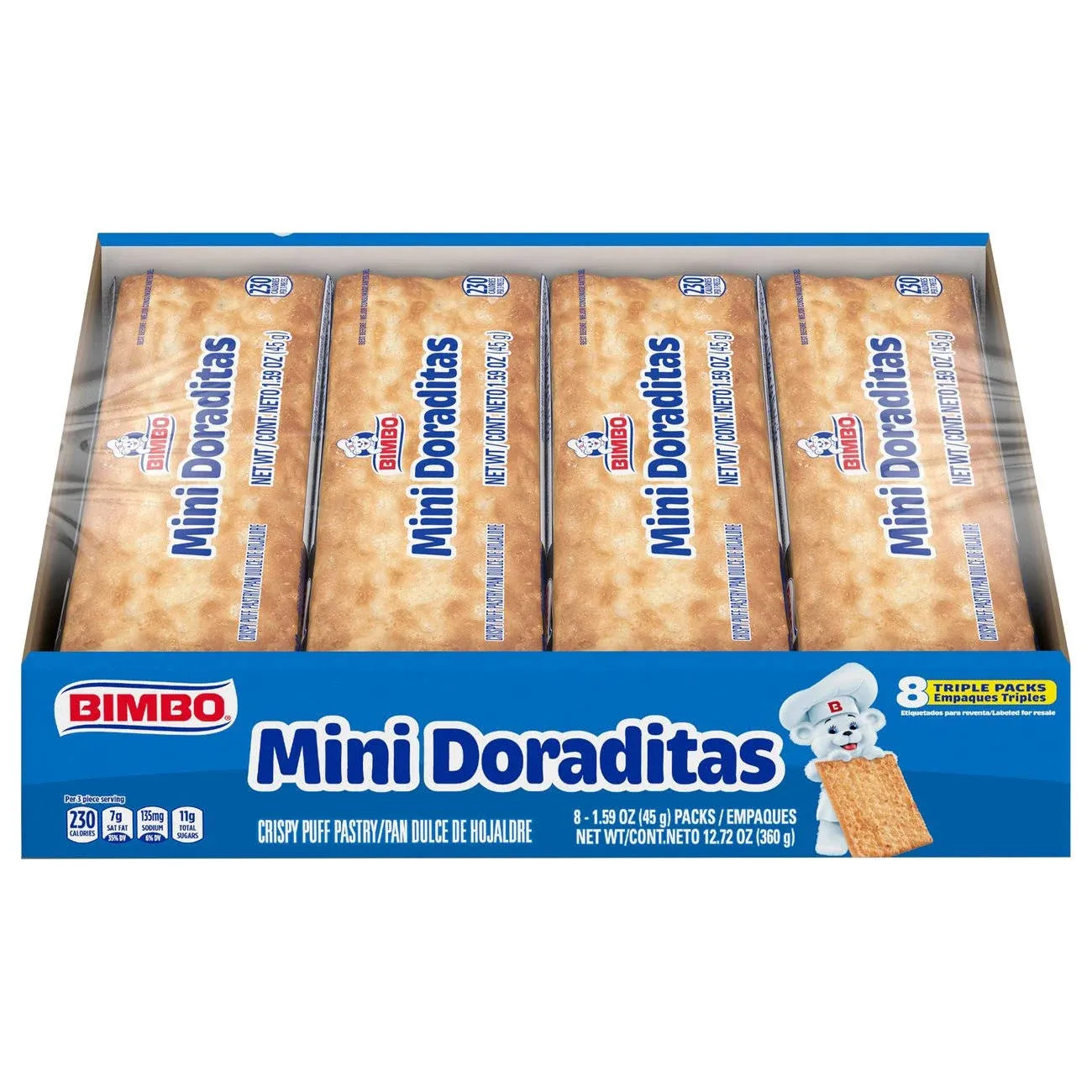 Bimbo Mini Doraditas, 8-1.59 OZ