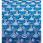 Sun2Solar Blue 12-Foot Round Solar Cover Heat Retaining Blanket | 800 Series with 6-Pack of Heavy-Duty Grommets Bundle | for In-Ground and Above-Ground Round Swimming Pools | Place Bubble-Side Down