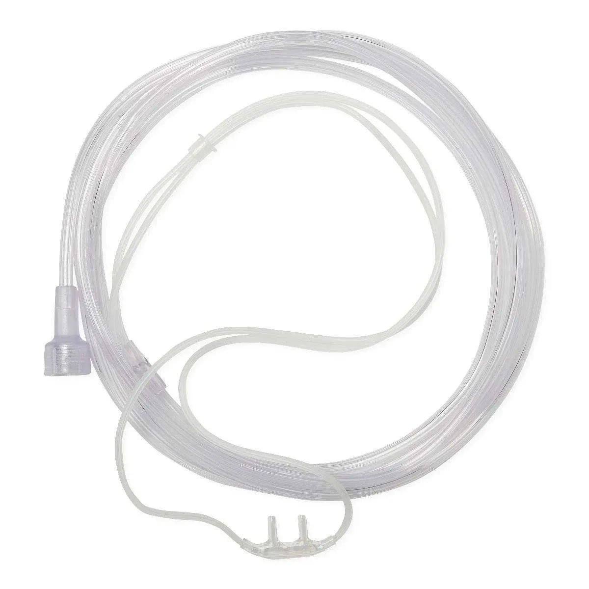 Medline Supersoft Oxygen Cannula with Standard Connector, Adult, 7' Tubing 50/Case