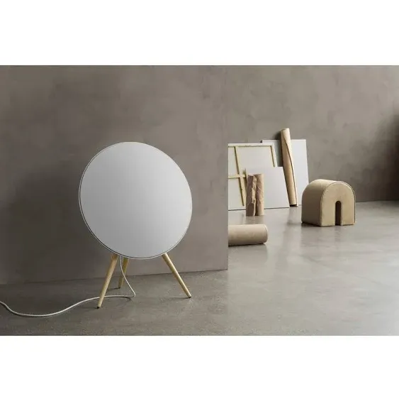 Bang & Olufsen Beoplay A9 4th Gen Wireless Multiroom Speaker, White with Oak Legs