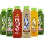 3-Day Cleanse with Cashew Coffee Milk and Probiotics by Juice from The Raw - 100% Raw Cold-Pressed Juices (18 Total 12 oz. Bottles)