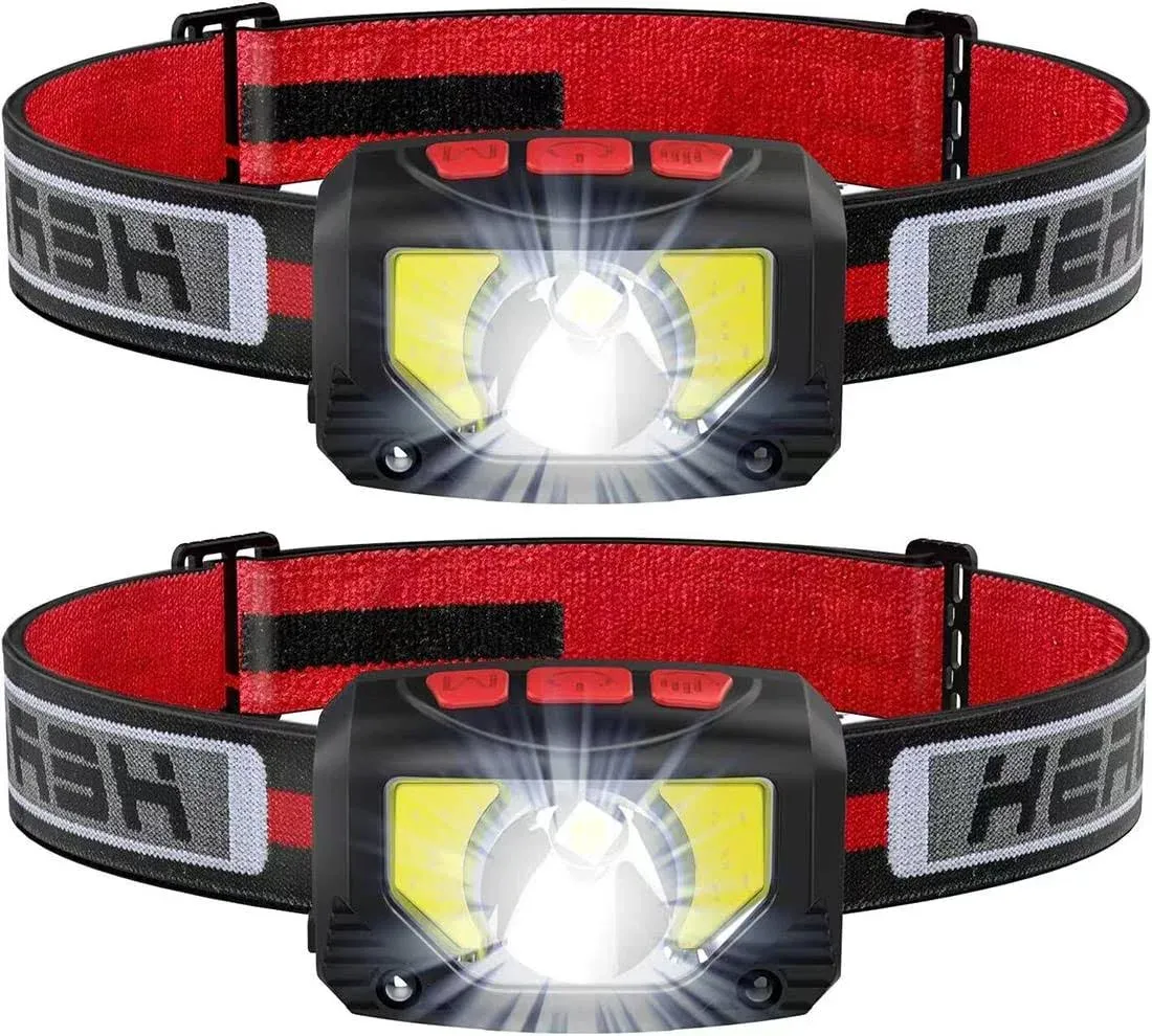 Tinmiu Rechargeable LED Headlamp Flashlight, 2-Pack 1000 Lumen Super Bright ...