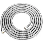 OIETON Shower Hose Extra Long 157Inches, Flexible Stainless Steel Handheld Shower Hose, Anti-explosion Anti-Kink Leakproof Hose, Universal Brass