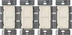 Lutron Caseta Smart Home Switch Compatible with Alexa - 6-Amp 4 Pack