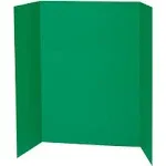 Spotlight 1 Ply Trifold Display Board, 48" Width x 36" Height, Green