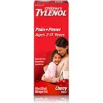 Tylenol Pain + Fever, Cherry Flavor, Children's - 4 fl oz