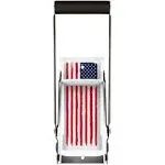 Mckay 16 oz. Metal Can Crusher, Heavy-Duty Wall-Mounted Smasher for Aluminum Seltzer, Soda, Beer Cans and Bottles for Recycling - American Flag