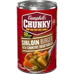 Campbell's Chunky Sirloin Burger With Country Vegetable Beef Soup - 18.8 Oz