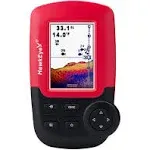 HawkEye Fishtrax 1C Fish Finder with HD Color Virtuview Display, Black/Red, 2" H x 1.6" W Screen Size