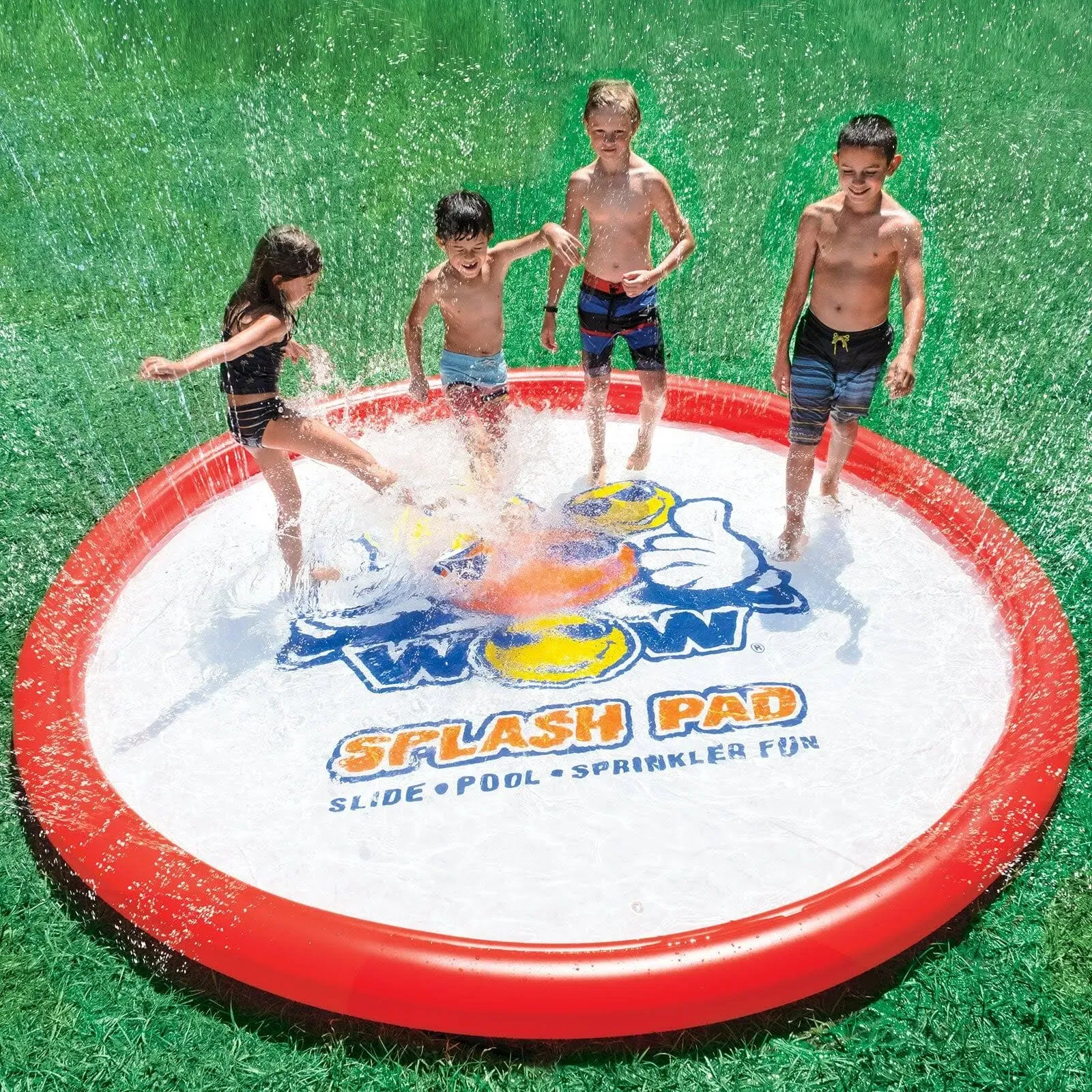 WOW Sports Inflatable Garden Hoops Splash Pad